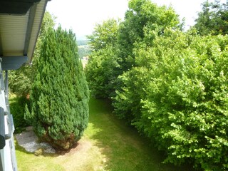 Blick  aus  Schlafzimmer+ Bad