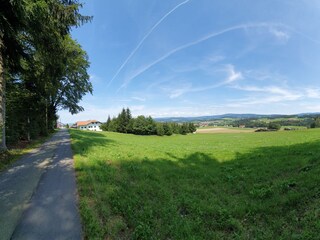 Blick von Osten auf Haus