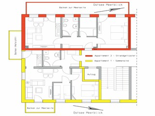 Appartamento per vacanze Binz Pianta del piano 29