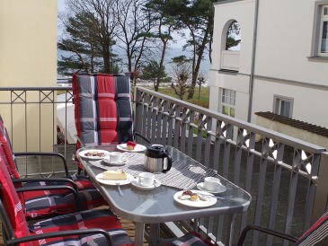 Ferienwohnung Sommerwind - 1. Reihe am Strand und Meer