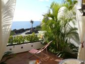 Terrace with a view of the Atlantic Ocean