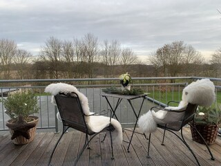 Winterfeeling Dachterrasse