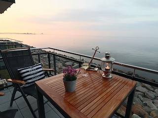 Abenddämmerung auf Ihrem Balkon