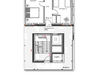 Wohnung Seemöwe - hafenseitig