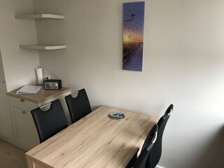 Essbereich in der Küche