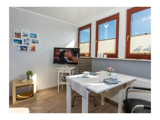Essplatz im Wohnzimmer