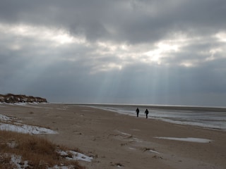 Strand in Goting im Februar