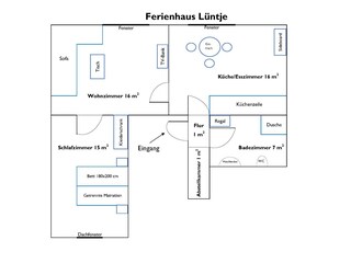 Ferienwohnung Norderney Grundriss 3
