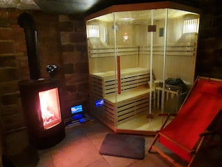 Sauna im Nebengebäude