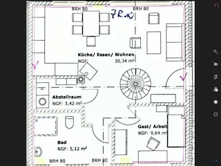 Ferienwohnung Spirkelbach Grundriss 30