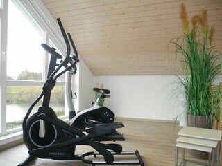 Galerie mit Fitness-Geräten