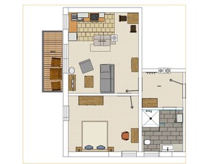 Appartamento per vacanze Breitenberg Pianta del piano 30