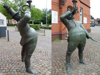 Bronzeskulptur "Der Postillon"