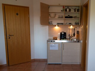 Unsere praktische Kitchenette
