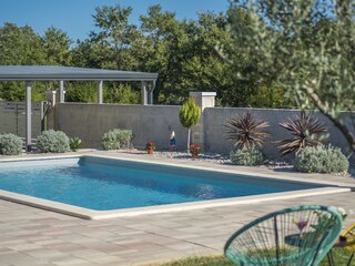 Pool and garden area