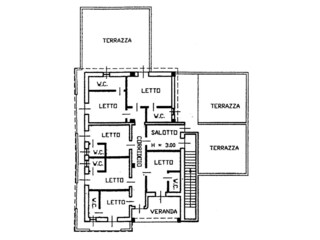 Bed & Breakfast Uggiano la Chiesa Pianta del piano 23