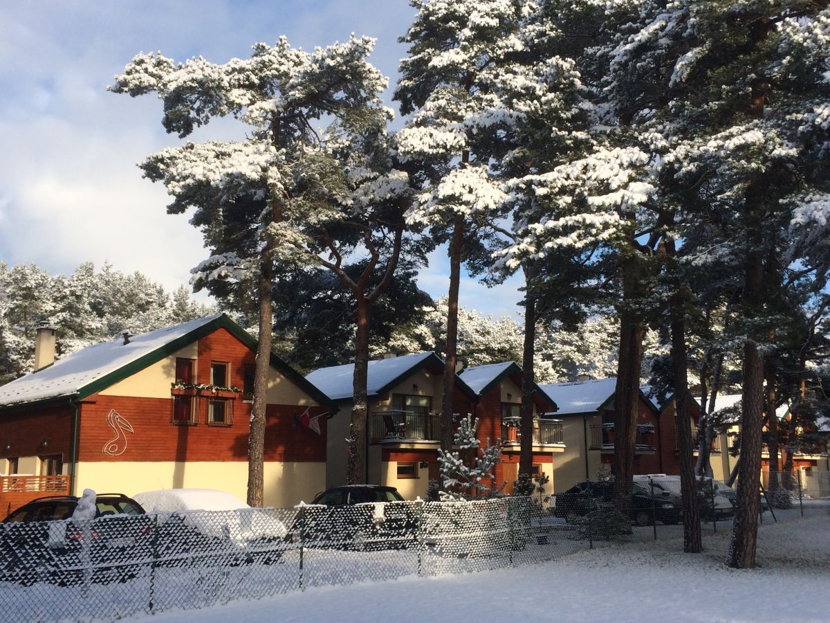 Holiday house in winter