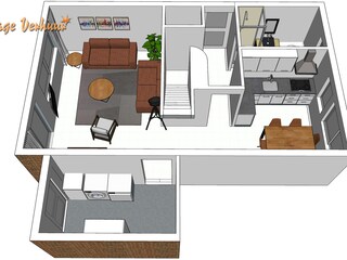 Apartamento de vacaciones Nieuwvliet Plano de planta 36