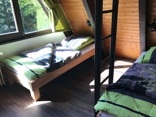 Schlafzimmer Gartenseite