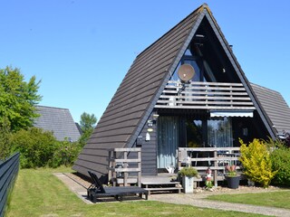 Vorderansicht vom Ferienhaus