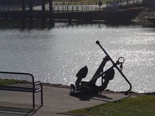 Abenddämmerung im Hafen