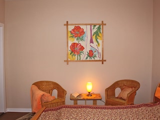Sitzecke im Schlafzimmer