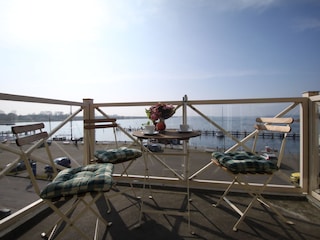 Balkon mit Blick über die Kirchsee