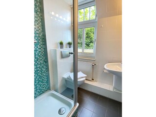 Dusche im Bad