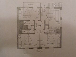 Appartamento per vacanze Moos in Passeier Pianta del piano 22