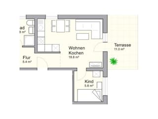 Ferienwohnung Hooksiel Grundriss 35