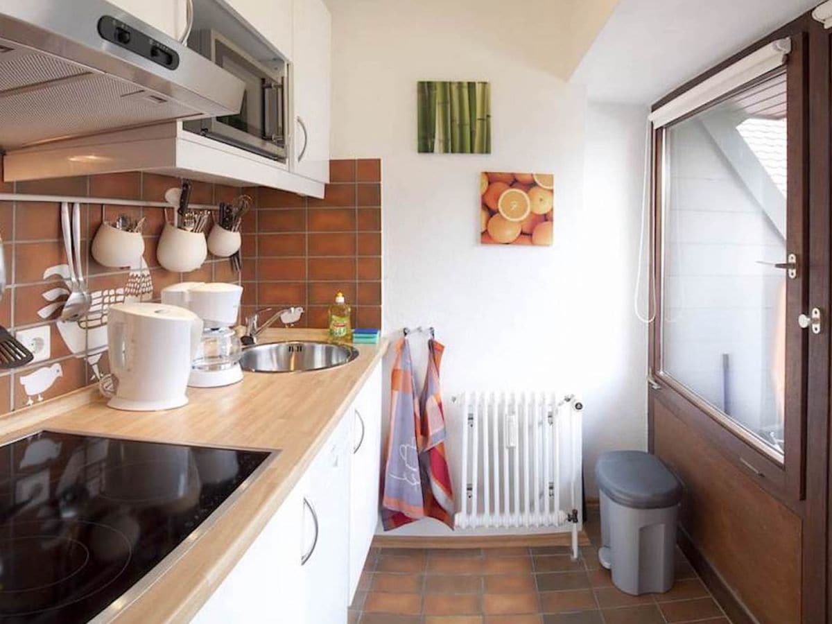 Kitchen with dishes dryer+ 2nd roof terrace +sunlounger