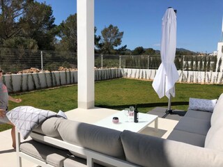 Terrasse mit Bergblick
