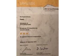 3 Sterne Ferienwohnung