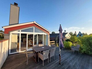 Südterrasse mit Meerblick