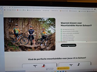 Mountainbiken in de schoorlse duine.