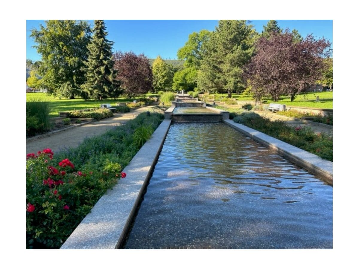 kleiner Park in Ilsenburg Zentrum