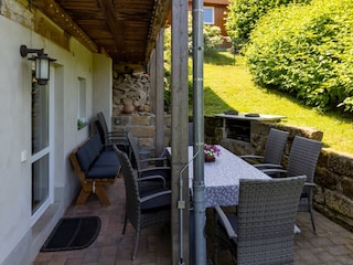 Terrasse mit Grill
