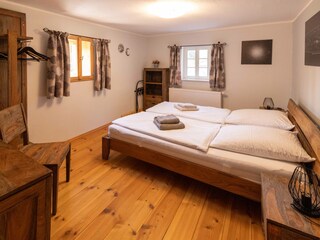 Schlafzimmer Himmelszelt mit Doppelbett