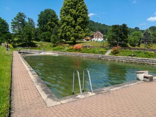 Freibad Goßdorf nahe dem Ferienhaus