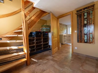 Treppe zum Obergeschoss