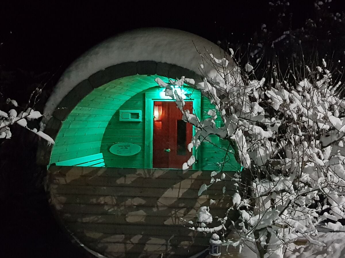 Sauna im Winter Wonderland