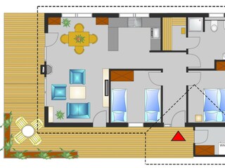 Vakantiehuis Nordhorn Grondplan 29