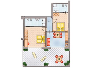 Apartamento Kaltern Plano de planta 7