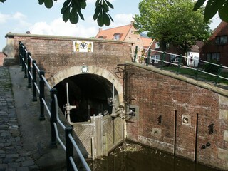 Das Greetsieler Sieltor