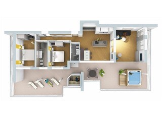 Appartamento per vacanze Schenna Pianta del piano 19