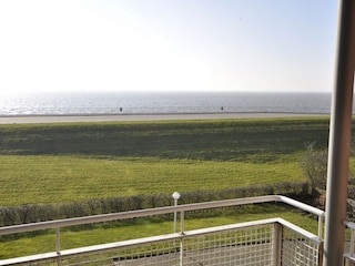 Die Nordsee vom Balkon aus