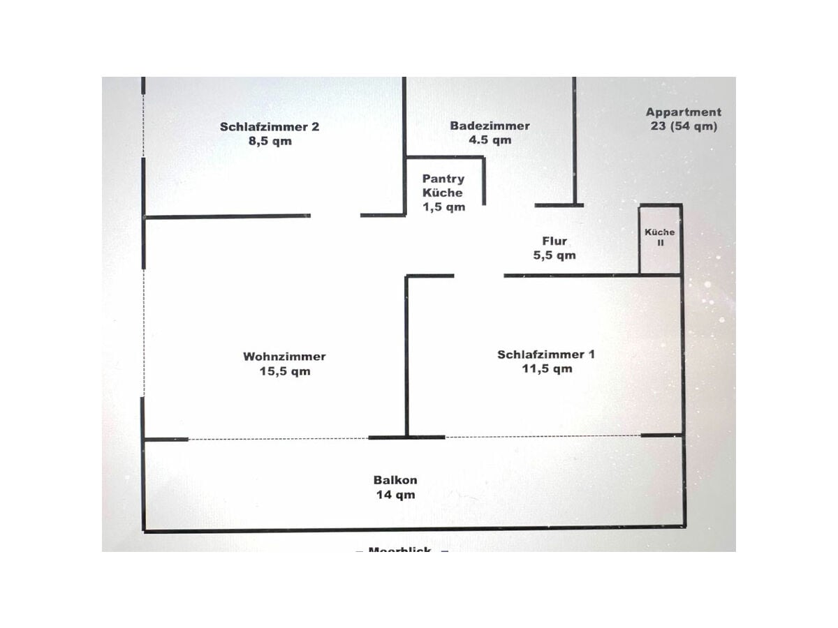 Grundriss Appartment 23