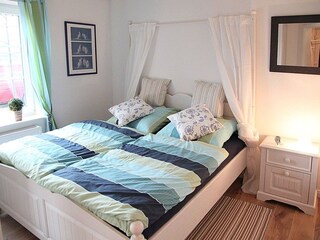 Hell und gemütlich: das Schlafzimmer Meeresbrise