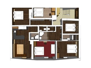 Appartamento Hippach Pianta del piano 21