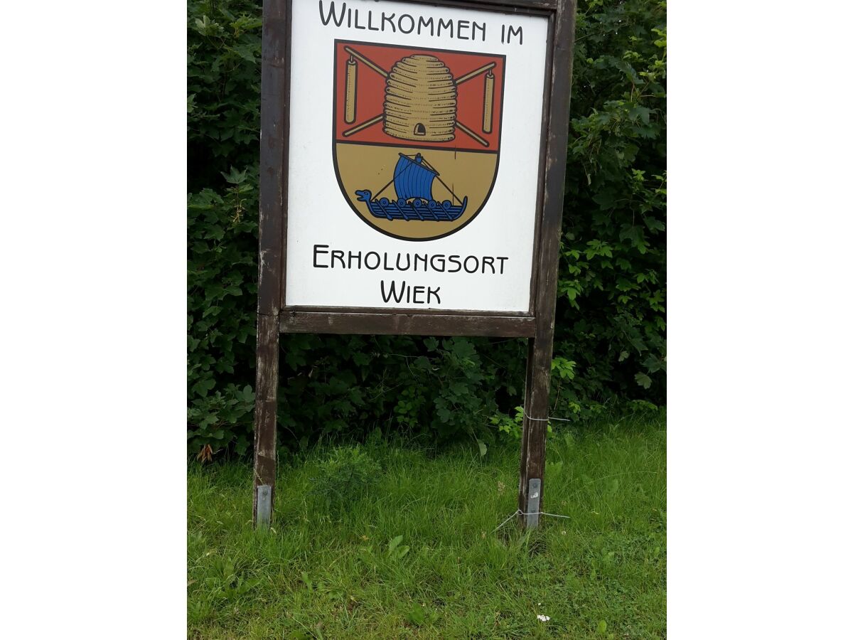 Wappen am Ortseingang